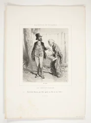 Charitable monsieur, que Dieu garde vos fils de mes filles!