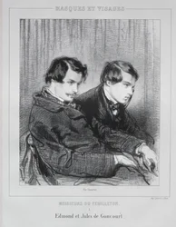 Edmond et Jules de Goncourt, 1853