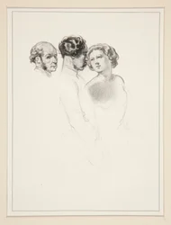 Étude de figure; Groupe de trois figures