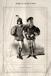 Histoire du Costume en France : Juges diseurs, 1843