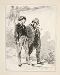 Il faut te décider, voyons !... Épouse Claire avec le bois de Nangie...
