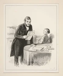 Maman a écrit à monsieur Prosper et papa a vu la lettre...