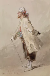 Homme en costume turc