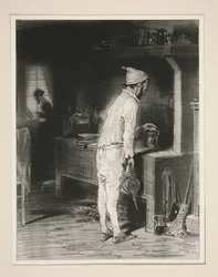 Monsieur à la cuisine, Madame au piano.