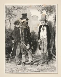 Monsieur... pardon!... mon ami prétend que vous brûlez du désir...