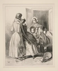 M. Frederic voit arriver un beau matin la femme adorée qu
