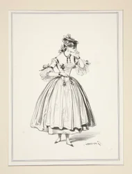 NOUVEAU COSTUME DE GAVARNI exécuté par Babin