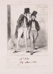 Revers des médailles : Moi qui vous parle, 1840