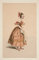 SUSANNE. Robe de mérinos. ...