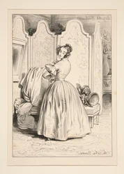 Une robe de soie.