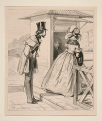 Une femme charmante vous a remarqué; vous la suivez longtemps