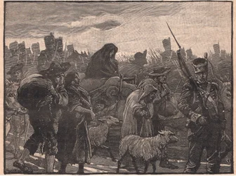 La retraite de Wellington de Coimbra AD 1810