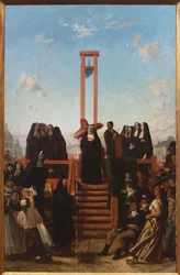 Guillotine. Les carmélites de Compiègne, première moitié du XIXe siècle.