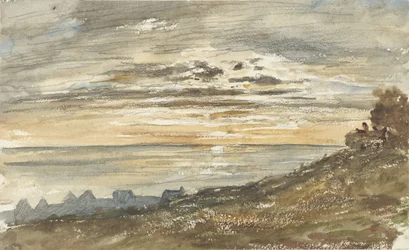 Coucher de soleil à Trouville
