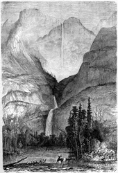 Chutes de Yosemite, Californie, 19e siècle