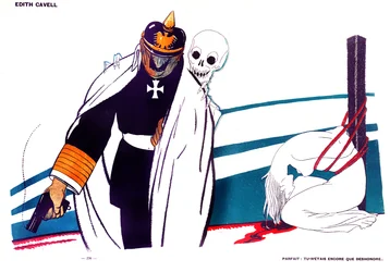 La mort disant au Kaiser Wilhelm qu
