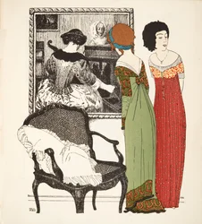 Deux robes empire de Les Robes de Paul Poiret pub. 1908