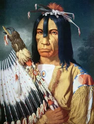 Chef amérindien du peuple Cree du Canada
