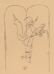Un génie sert un petit déjeuner, 1920