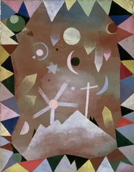 Au-dessus des sommets des montagnes