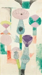 Observation de la fleur de chardon, 1918