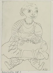 Enfant avec un jouet