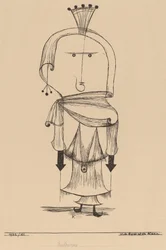 La sorcière avec un peigne