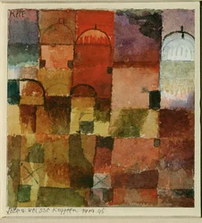 Coupoles rouges et blanches (panting)