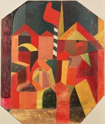 Avec le drapeau rouge