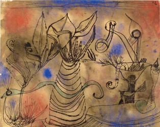 Avec le serpent, 1924