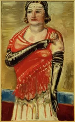 Femme debout