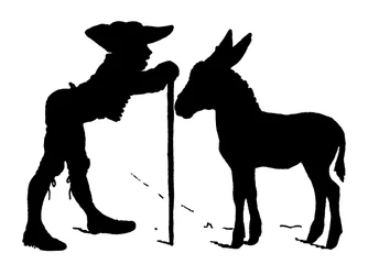 Silhouette par Paul Konewka (lithographie)