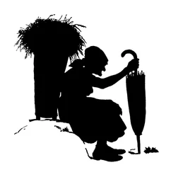 Silhouette par Paul Konewka (lithographie)