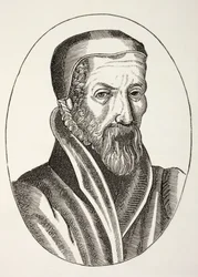 John Knox, vers 1510 à 1572. Ecclésiastique écossais, chef de la Réforme protestante et fondateur de la confession presbytérienne.