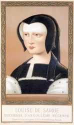 Portrait de Louise de Savoie (1476-1531), Duchesse d
