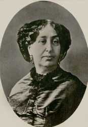 Portrait de l ecrivain George Sand (photo)