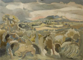 Paysage de la distance de Malvern
