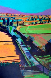 Après-midi, 2024 (acrylique sur panneau)