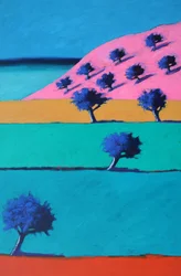 Ibiza II #1, 2022 (acrylique sur panneau)