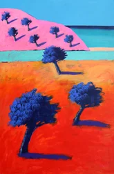 Ibiza I #1, 2022 (acrylique sur panneau)