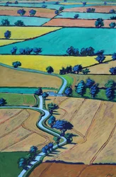 Chemin en été