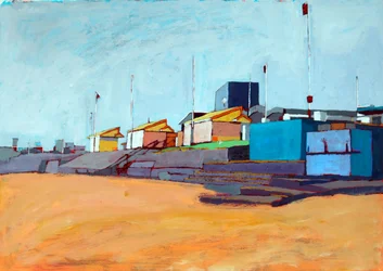 Porthcawl, 2024 (acrylique sur papier)