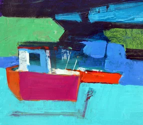 Bateau rouge