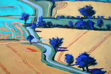 Rural Lane #1, 2022 (acrylique sur panneau)