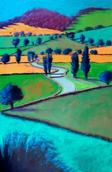 Vers Ledbury, 2024 (acrylique sur panneau)