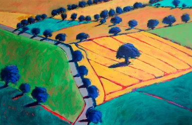 Towards Upton #2, 2024 (acrylique sur panneau)