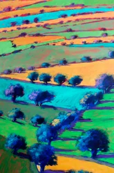 West Malvern #2 (détail), 2024 (acrylique sur panneau)
