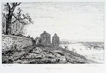 Batterie de Saint-Ouen, Siège de Paris, 1870-1871
