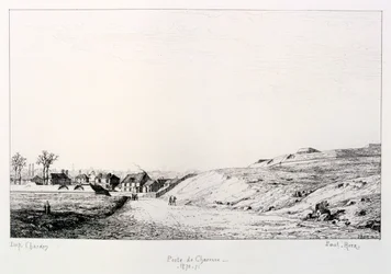 Poste de Charonne, Siège de Paris, 1870-1871