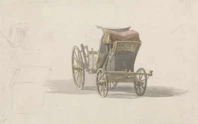 Un Carrosse avec les armoiries royales, vers 1764